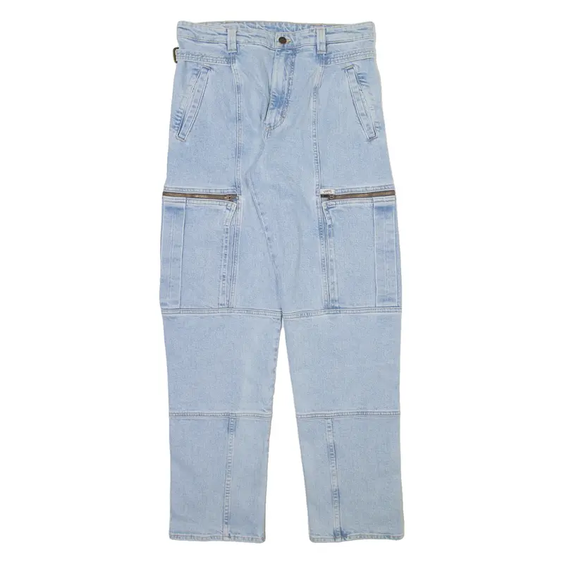 GUESS Womens Jeans Blue Relaxed Tapered W30 L32