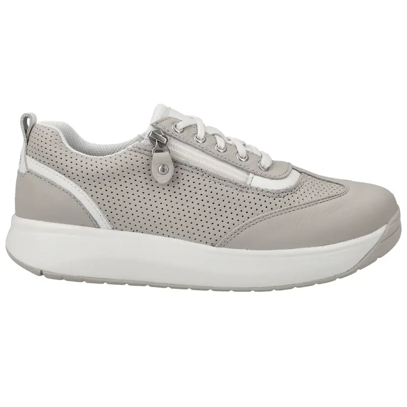 Joya Laura Full Grain Leather Women's Lace Up Shoes - Light Beige - Size:US 7 Women