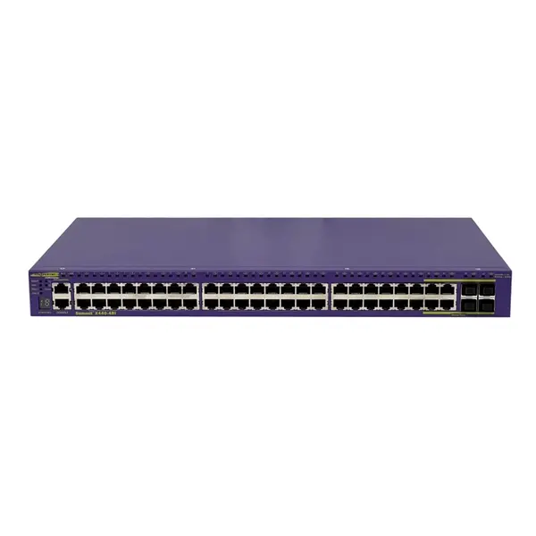 Extreme Networks 16505 | Summit X440 Series 48 x RJ-45 Ports 10/100/1000Base-T + 4 x Combo SFP Ports Layer 3 Managed Rack-mou...