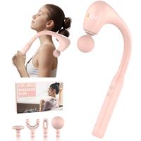 SPOVEN Massage Gun – Lightweight for Daily Use, Upgraded Extension Handle, 10MM Deep Tissue Pain Relief, Back Massager, 4 H...