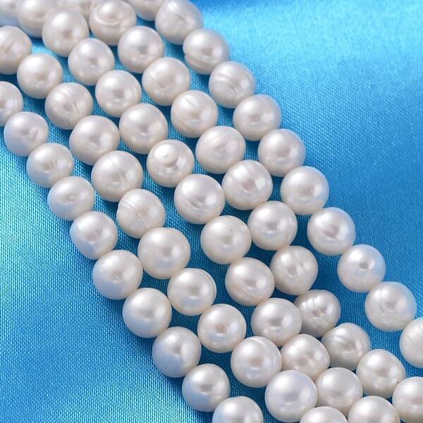 Natural Cultured Freshwater Pearl Beads Strands