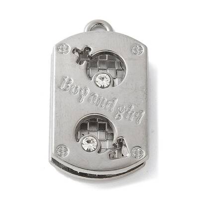 Alloy Rhinestone Pendants