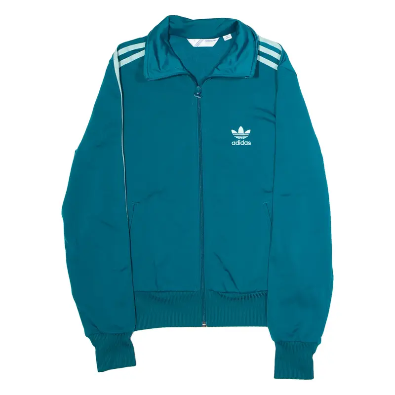 ADIDAS ORIGINALS Womens Track Jacket Green UK 10