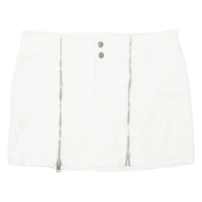 TOMMY HILFIGER Womens Straight Skirt White Short Denim M