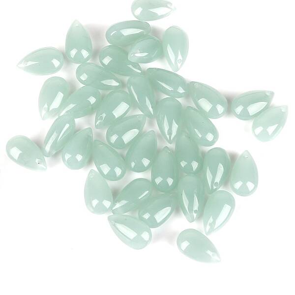 5Pcs Transparent Glass Beads