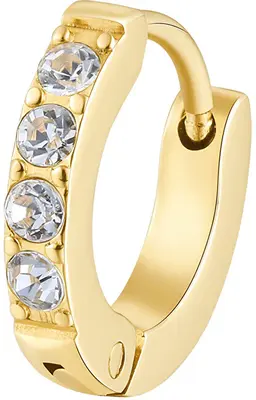 Brosway Chakra Crystal Single Earrings Gold BHKE037