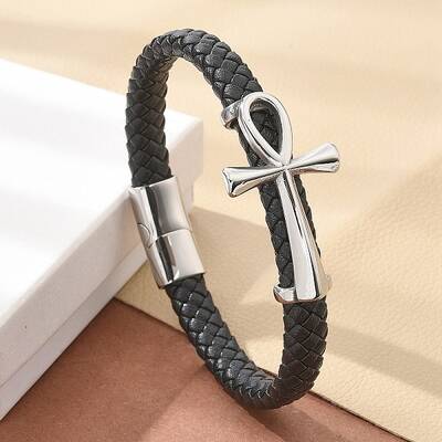 Braided Microfiber Leather Cord Bracelets
