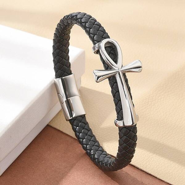 Braided Microfiber Leather Cord Bracelets