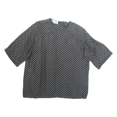 ZAPA Womens Printed Blouse Black Spotted L
