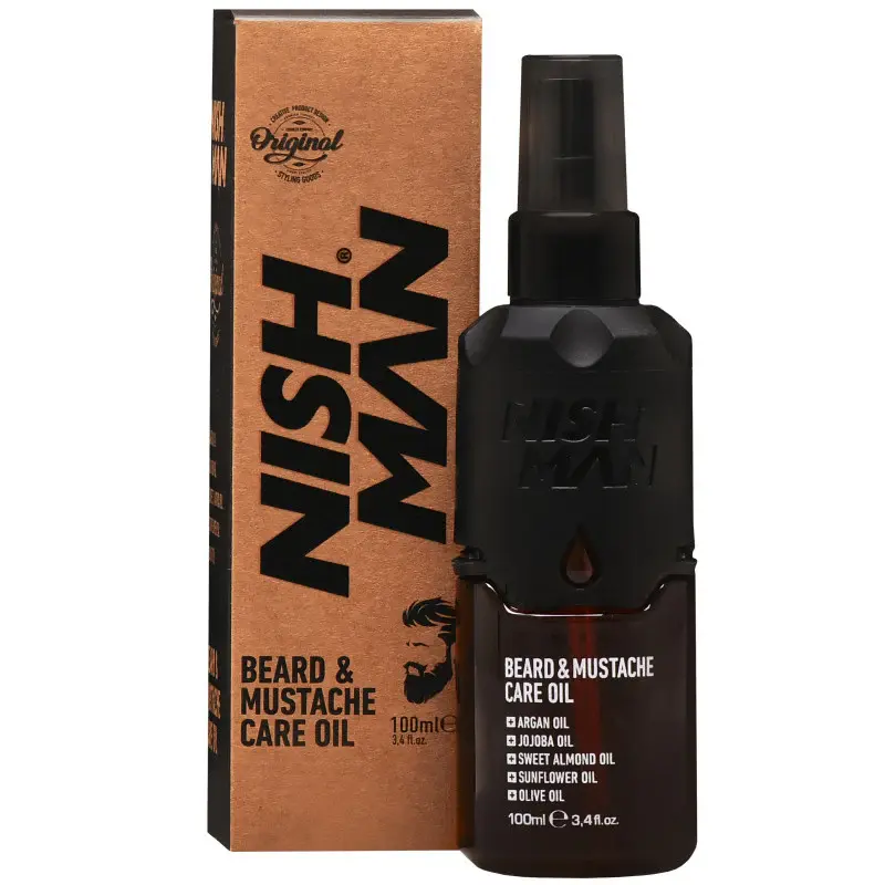 Oil for beard and mustache care Nishman 100 ml.