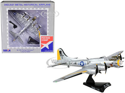Boeing B-17G Flying Fortress Bomber Aircraft Liberty Belle United States Army Air Force 1/155 Diecast Model Airplane by Posta...