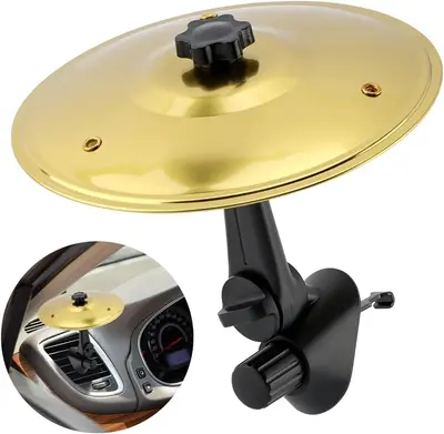 Car Cymbal Air Vent Mini Drum Crash Cymbal For Car Vent