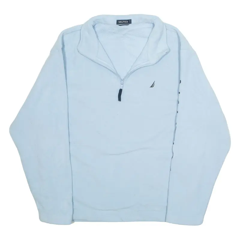NAUTICA Mens Fleece Jacket Blue L
