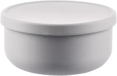 Zopa silicone bowl with lid Dove grey
