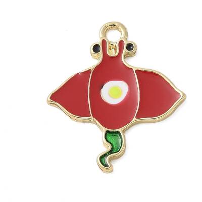 Ocean Theme Alloy Enamel Pendants