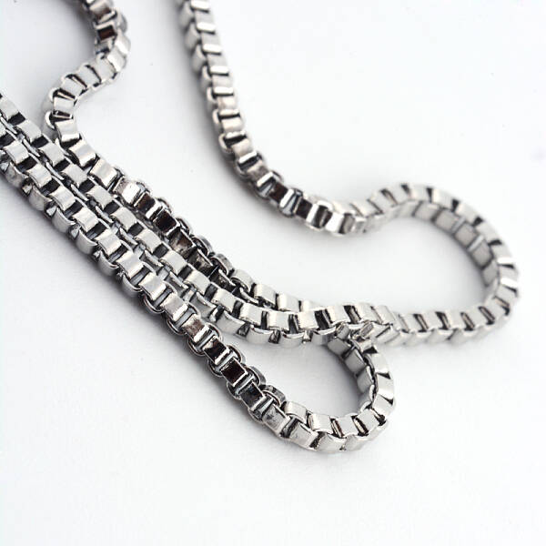 Non-Tarnish 316 Surgical Stainless Steel Box Chains Necklaces