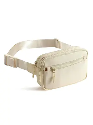 Women's Solid Color Fanny Pack, Lightweight Fanny Pack with Adjustable Strap for Daily Used, Casual Trendy Versatile High-qua...