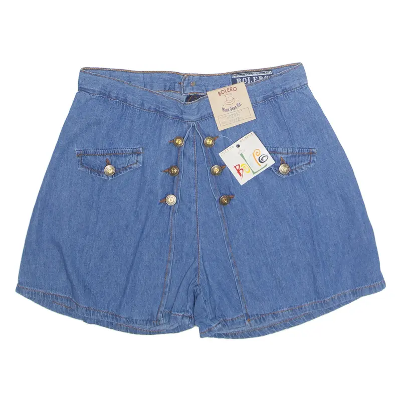 BOLERO Womens Denim Shorts Blue S W28