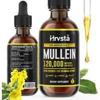 Mullein Drops - Lung Cleanse - Leaf Extract - 2 Oz Liquid Herbal Supplement for Immune Support, Detox & Respiratory Support -...