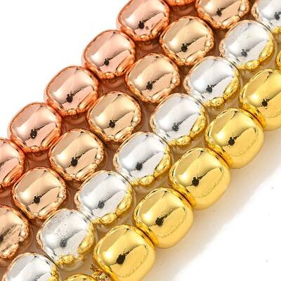 Electroplated Synthetic Non-magnetic Hematite Beads Strands