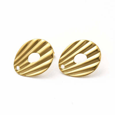304 Stainless Steel Stud Earring Findings