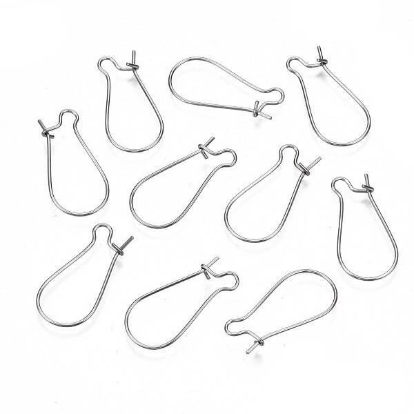 Tarnish Resistant 304 Stainless Steel Hoop Earring Findings
