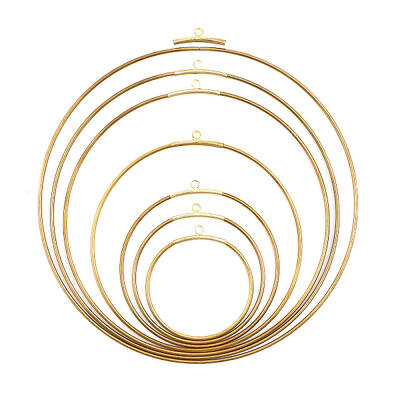7 Sets 7 Style Ring Brass Car Hanging Pendant Decorations