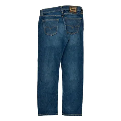 504 Levis Jeans - 34W 31L Blue Cotton Blend