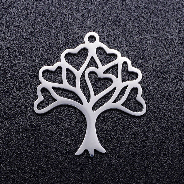 Tarnish Resistant 201 Stainless Steel Hollow Pendants