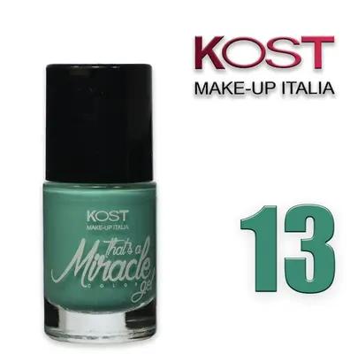 That'S Miracle Gel 13 Kost Tiffany Green nail polish