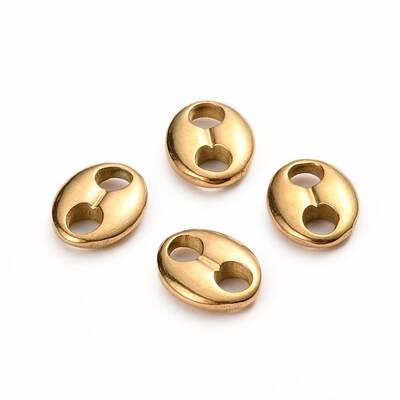 Ion Plating(IP) 304 Stainless Steel Oval Links connectors