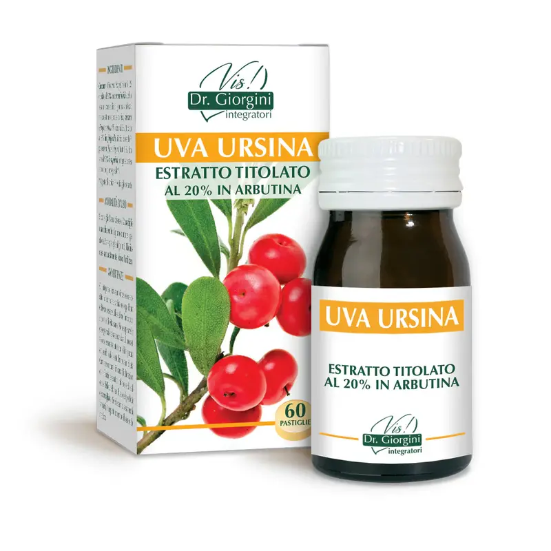 Dr Giorgini bearberry titrated extract 60 tablets of 500 mg - 30 gr
