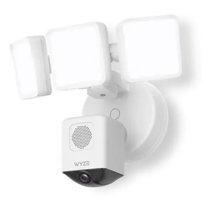 Wyze Cam Floodlight Pro — Hard-Wired 2K HD Outdoor Smart Security Camera, Adjustable 3000 Lumen LEDs, Color Night Vision, 1...