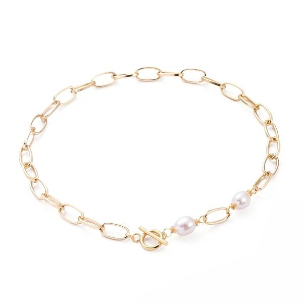 Aluminium Paperclip Chain Necklaces