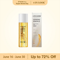 [4inlook official]Natural Ginseng Anti-Aging Hydrating Essence Water – 100% Wild Ginseng from Himalayas, Deep Moisture & Wr...