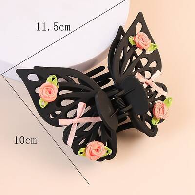 Frosted Claw Hair Clips for Women