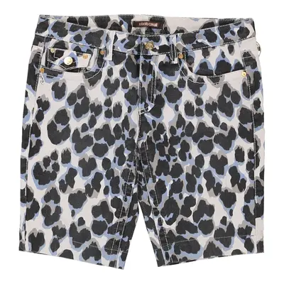 Roberto Cavalli Animal print Denim Shorts - 34W UK 12 Multicoloured Cotton