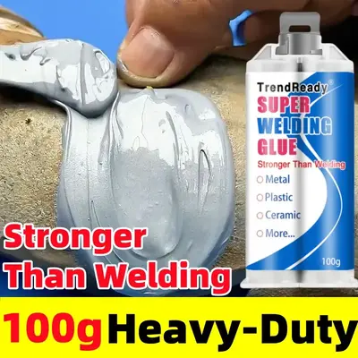Heavy Duty Weld Waterproof Epoxy Casting Adhesive - Fast Repair Multi-Purpose Glue for Repairing Tile, Metal, Plastic, Cerami...