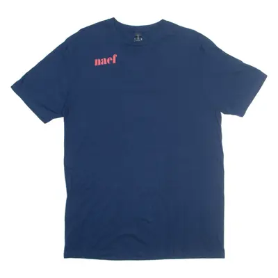 GILDAN Naef Mens T-Shirt Blue L