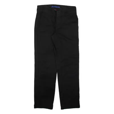DICKIES Mens Trousers Black Regular Straight W28 L29