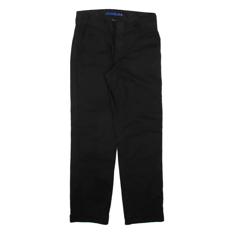 DICKIES Mens Trousers Black Regular Straight W28 L29