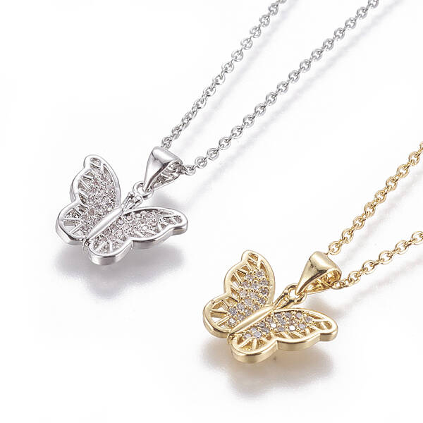 304 Stainless Steel Pendant Necklaces