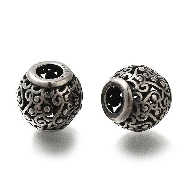 304 Stainless Steel European Beads
