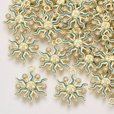 Alloy Enamel Pendants