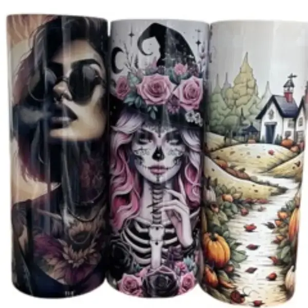 LIVE USE ONLY. Choose your tumbler design from our wall of tumbler samples. Live discount only 20 oz Skinny Tumbler with spec...