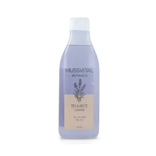 Lavender Bath Gel Mussvital Botanics 750ml