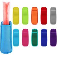 Solid Color Ice Pop Holder, 5 Counts Reusable Ice Pop Holder, Ice Cream Bags, Portable Ice Pop Holder for Outdoor Camping H...