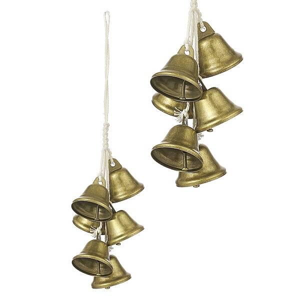 Iron Witch Bells Protection for Door Knob Hanger