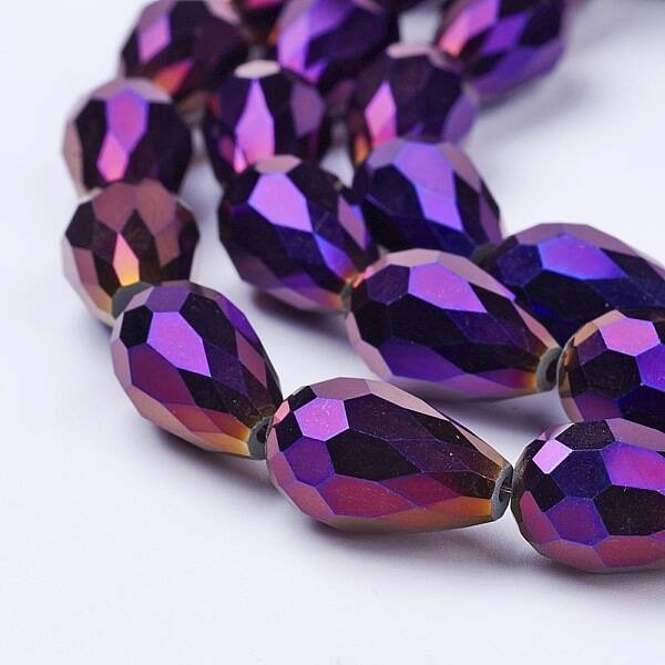 Electroplate Glass Beads Strands