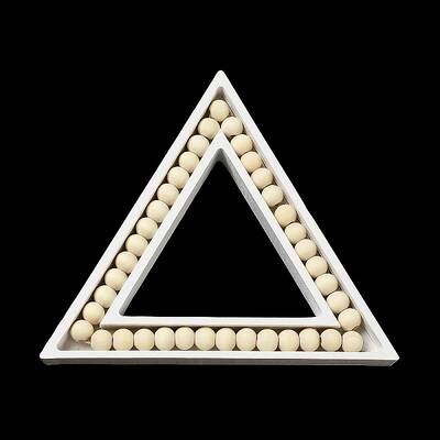 Christmas Wood Triangle Figurines